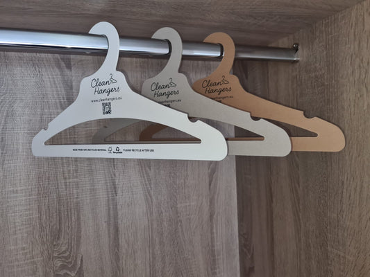 Eco-Friendly Sustainable Clothes Hangers – Adult (Pack Sizes 10, 50, 200)